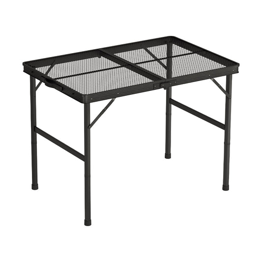Weisshorn Folding Camping Table 90CM Portable Outdoor Picnic BBQ Aluminium Desk - ShopFrenzy