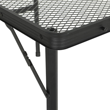 Weisshorn Folding Camping Table 90CM Portable Outdoor Picnic BBQ Aluminium Desk - ShopFrenzy