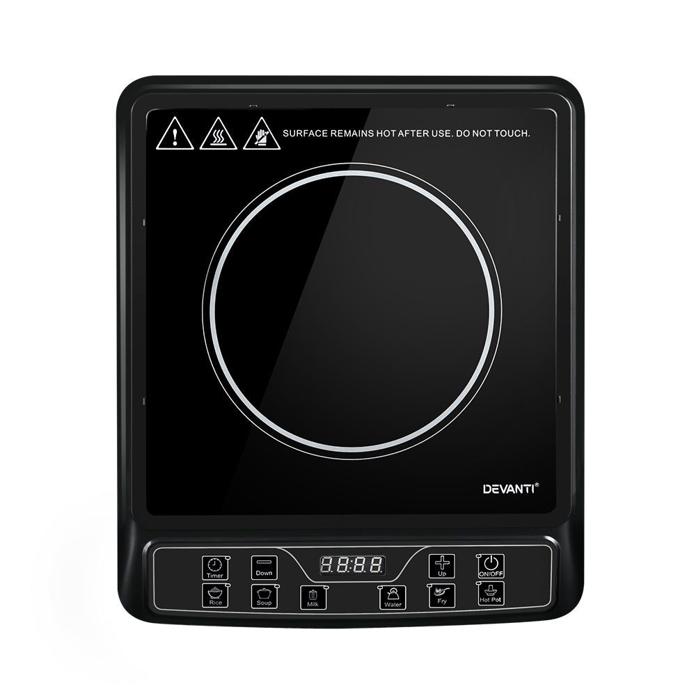 Devanti Induction Cooktop 30cm Portable Cooker - ShopFrenzy