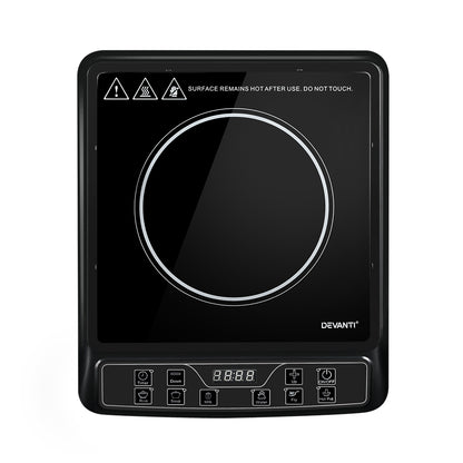 Devanti Induction Cooktop 30cm Portable Cooker - ShopFrenzy