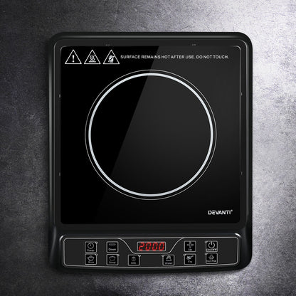 Devanti Induction Cooktop 30cm Portable Cooker - ShopFrenzy