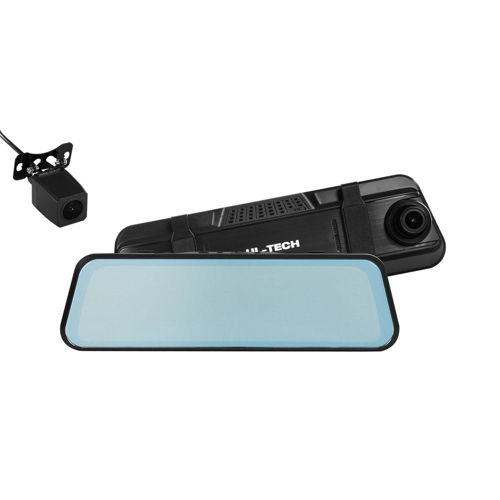 UL-tech Dash Camera 1080P 9.66" Front and Rear View Cam Car DVR Reverse Recorder - ShopFrenzy