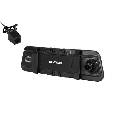 UL-tech Dash Camera 1080P 9.66" Front and Rear View Cam Car DVR Reverse Recorder - ShopFrenzy
