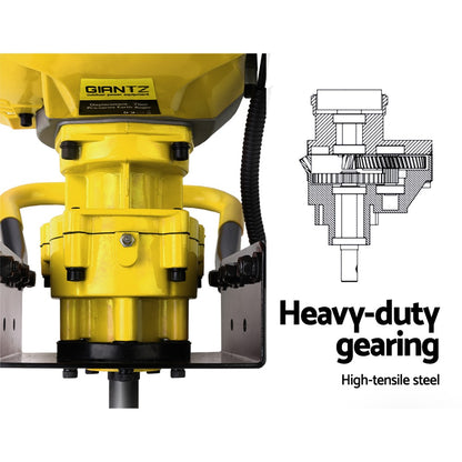 Giantz 80CC Post Hole Digger Motor Only Petrol Engine Yellow - ShopFrenzy