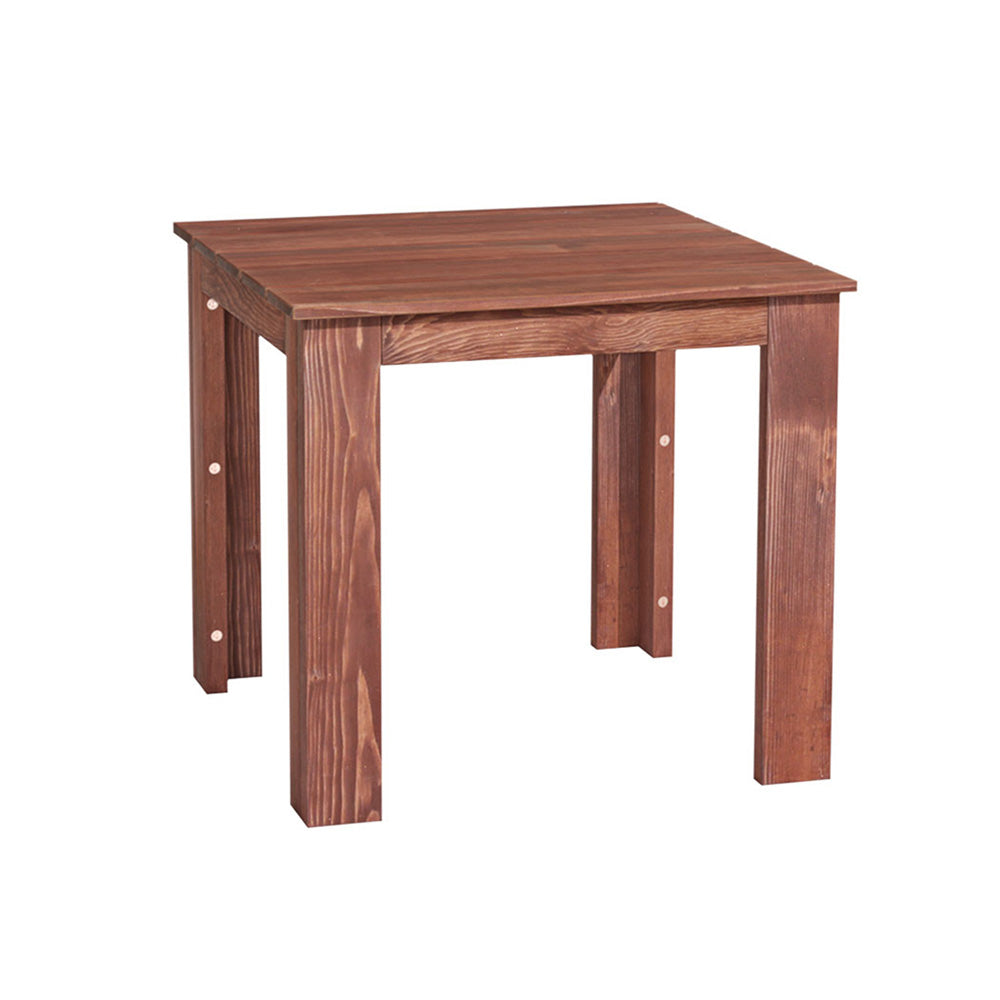 Gardeon Coffee Side Table Wooden Desk Outdoor Furniture Camping Garden Brown - ShopFrenzy