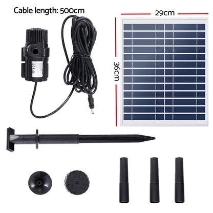 Gardeon Solar Pond Pump Submersible Water Fountain Kit 9.8FT - ShopFrenzy