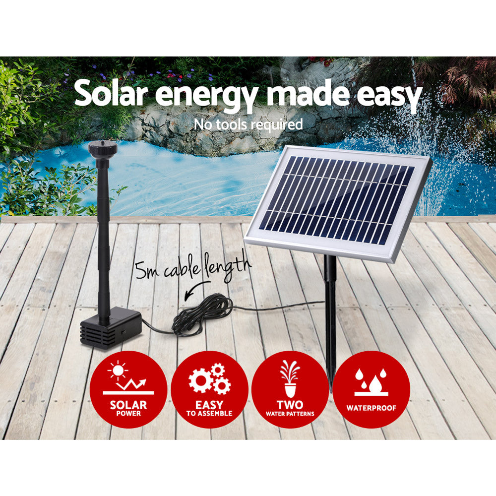 Gardeon Solar Pond Pump 4.6FT - ShopFrenzy