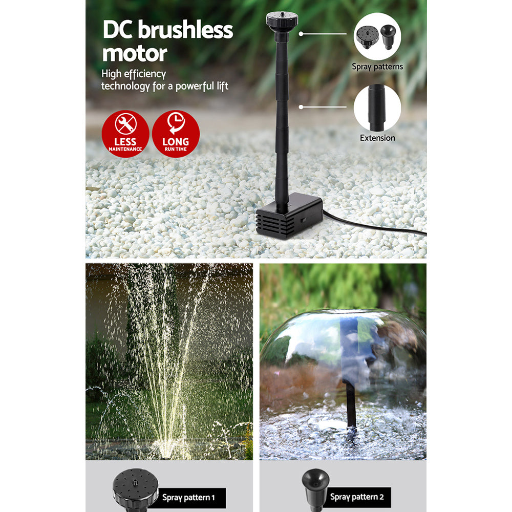 Gardeon Solar Pond Pump 4.6FT - ShopFrenzy