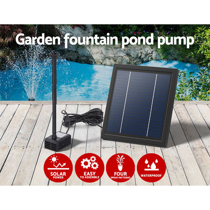 Gardeon Solar Pond Pump Submersible Water Fountain Kit 6.1FT - ShopFrenzy