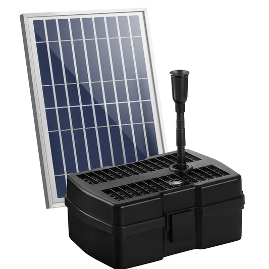 Gardeon Solar Pond Pump Water Fountain Filter Box Submersible Outdoor Pool 6.6FT - ShopFrenzy