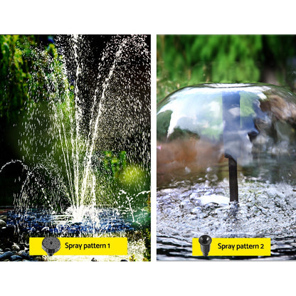 Gardeon Solar Pond Pump Water Fountain Filter Box Submersible Outdoor Pool 6.6FT - ShopFrenzy