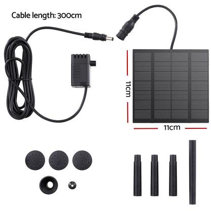 Gardeon Solar Pond Pump Submersible Water Fountain Kit 2.6FT - ShopFrenzy