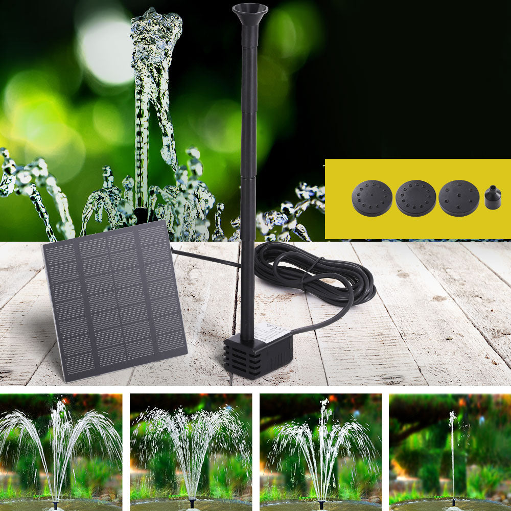 Gardeon Solar Pond Pump Submersible Water Fountain Kit 2.6FT - ShopFrenzy