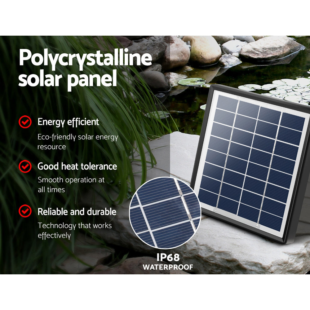 Gardeon Solar Pond Pump 4 FT - ShopFrenzy