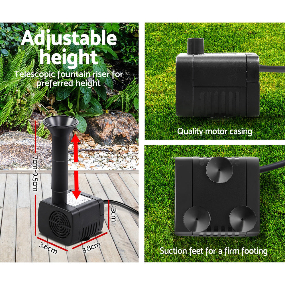 Gardeon Solar Pond Pump 4 FT - ShopFrenzy