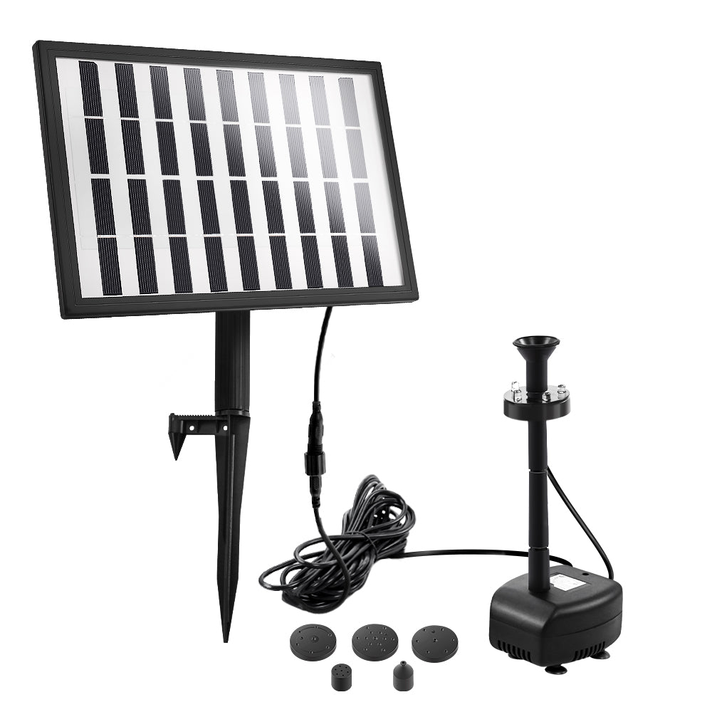 Gardeon Solar Pond Pump with Battery LED Lights 4 FT - ShopFrenzy