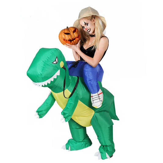 Inflatable Dinosaur Costume Adult Suit Blow Up Party Fancy Dress Halloween Cosplay - ShopFrenzy