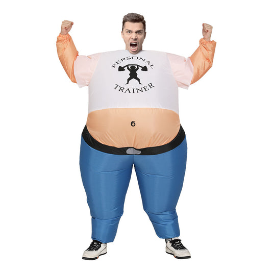 Inflatable Samson Costume Adult Suit Blow Up Party Fancy Dress Halloween Cosplay - ShopFrenzy