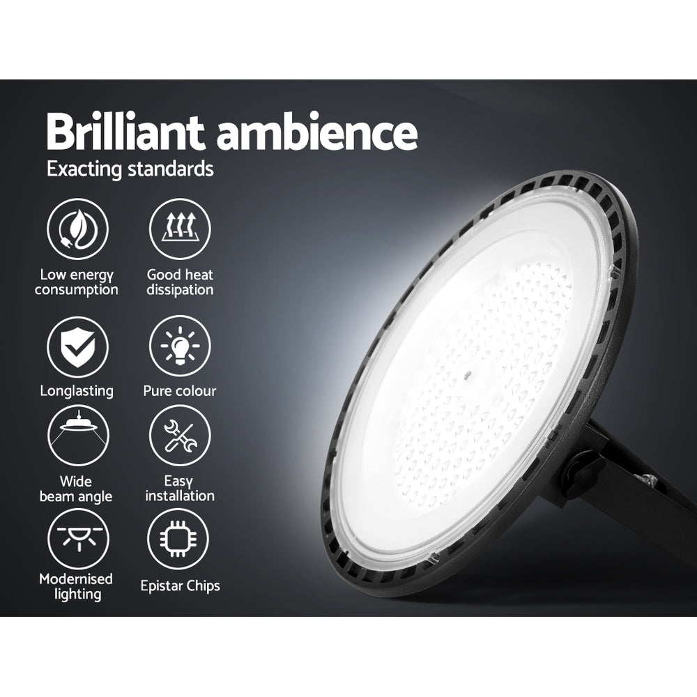 Leier High Bay Light LED 100W Industrial Lamp Workshop Warehouse Factory Lights - ShopFrenzy