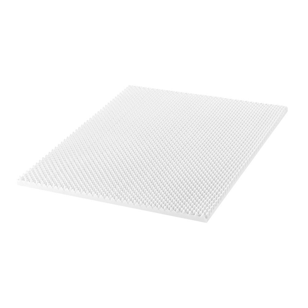 Giselle Bedding Memory Foam Mattress Topper Egg Crate 5cm Queen - ShopFrenzy