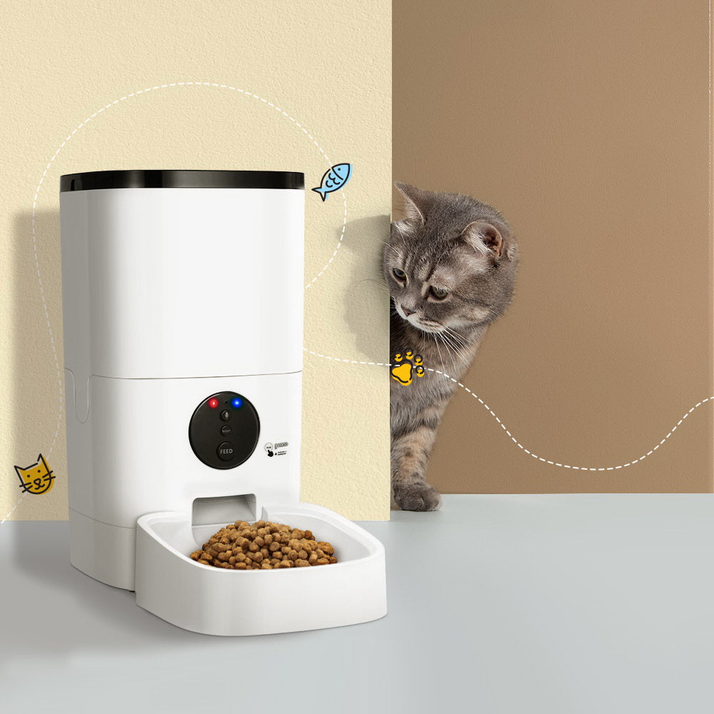 i.Pet Automatic Pet Feeder 6L Wifi Auto Dog Cat Smart Food Dispenser Timer - ShopFrenzy
