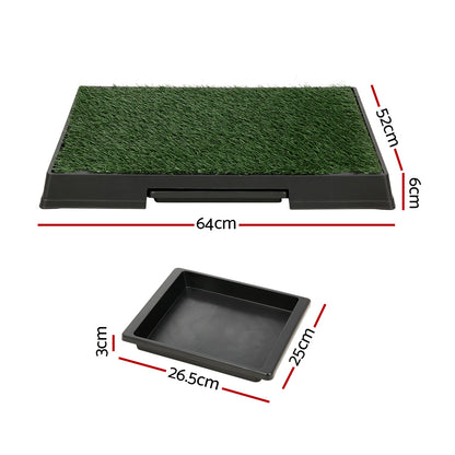 i.Pet Pet Training Pad Dog Potty Toilet Large Loo Portable With Tray Grass Mat - ShopFrenzy