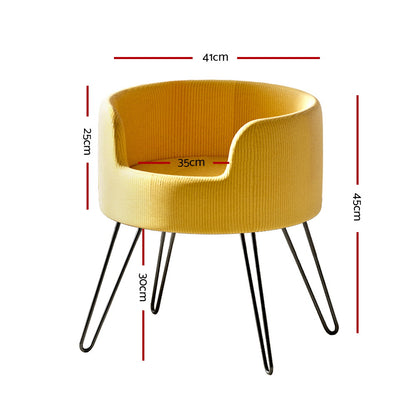 i.Pet Pet Bed Dog Sofa Lounge Cat Calming Raised Couch Yellow - ShopFrenzy