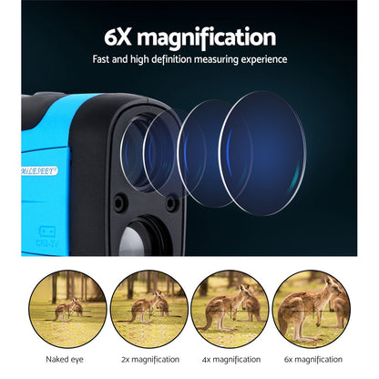 Golf Laser Range Finder 600M Hunting Rangefinder Distance Height Speed Measure - ShopFrenzy
