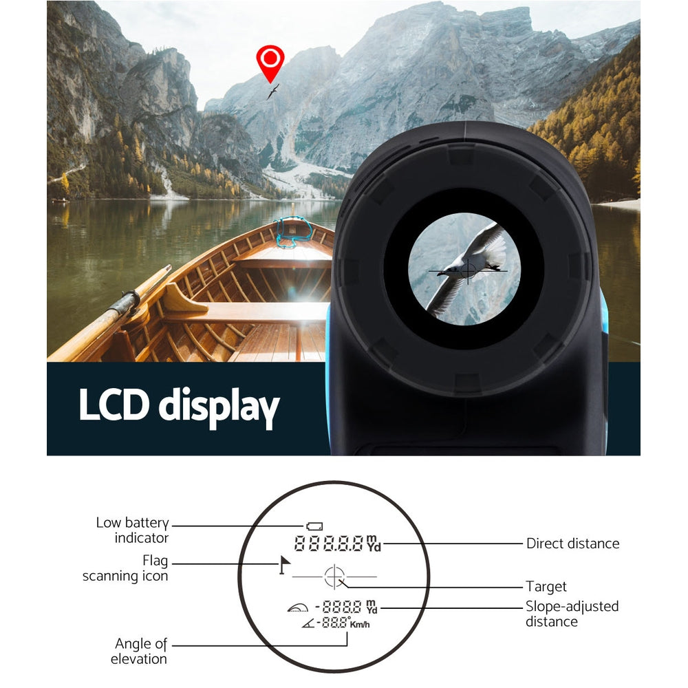 Golf Laser Range Finder 600M Hunting Rangefinder Distance Height Speed Measure - ShopFrenzy