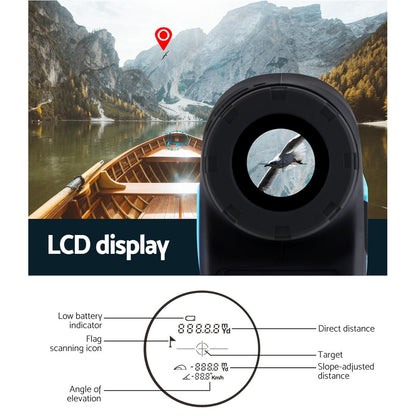 Golf Laser Range Finder 600M Hunting Rangefinder Distance Height Speed Measure - ShopFrenzy