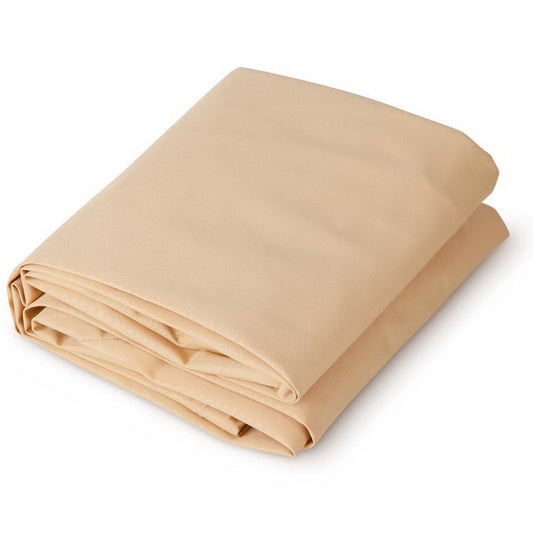 Instahut Waterproof Shade Sail 3x4m Rectangle Sand 95% Shade Cloth - ShopFrenzy
