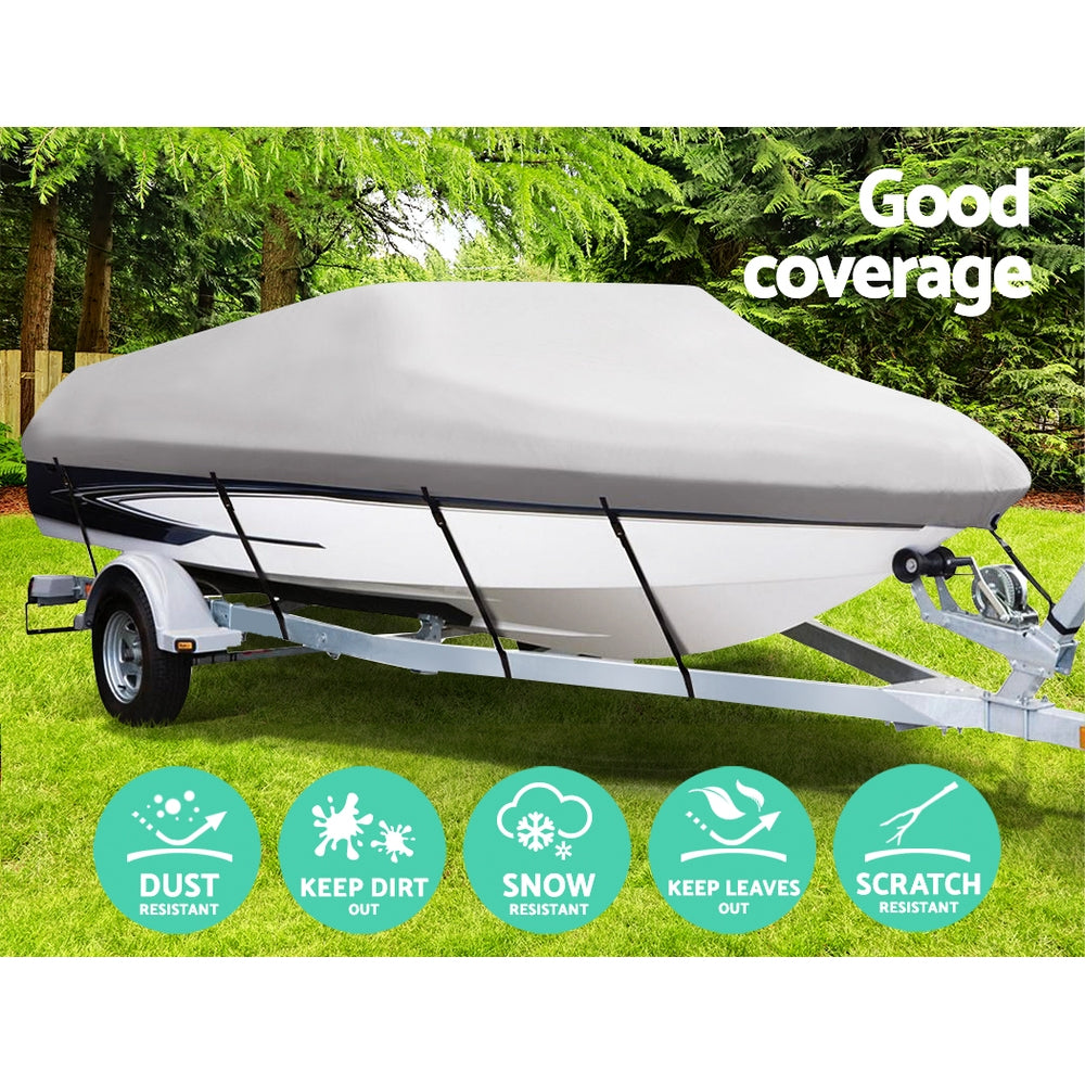 Seamanship 16-18.5ft Boat Cover Trailerable Marine Grade 600D - ShopFrenzy