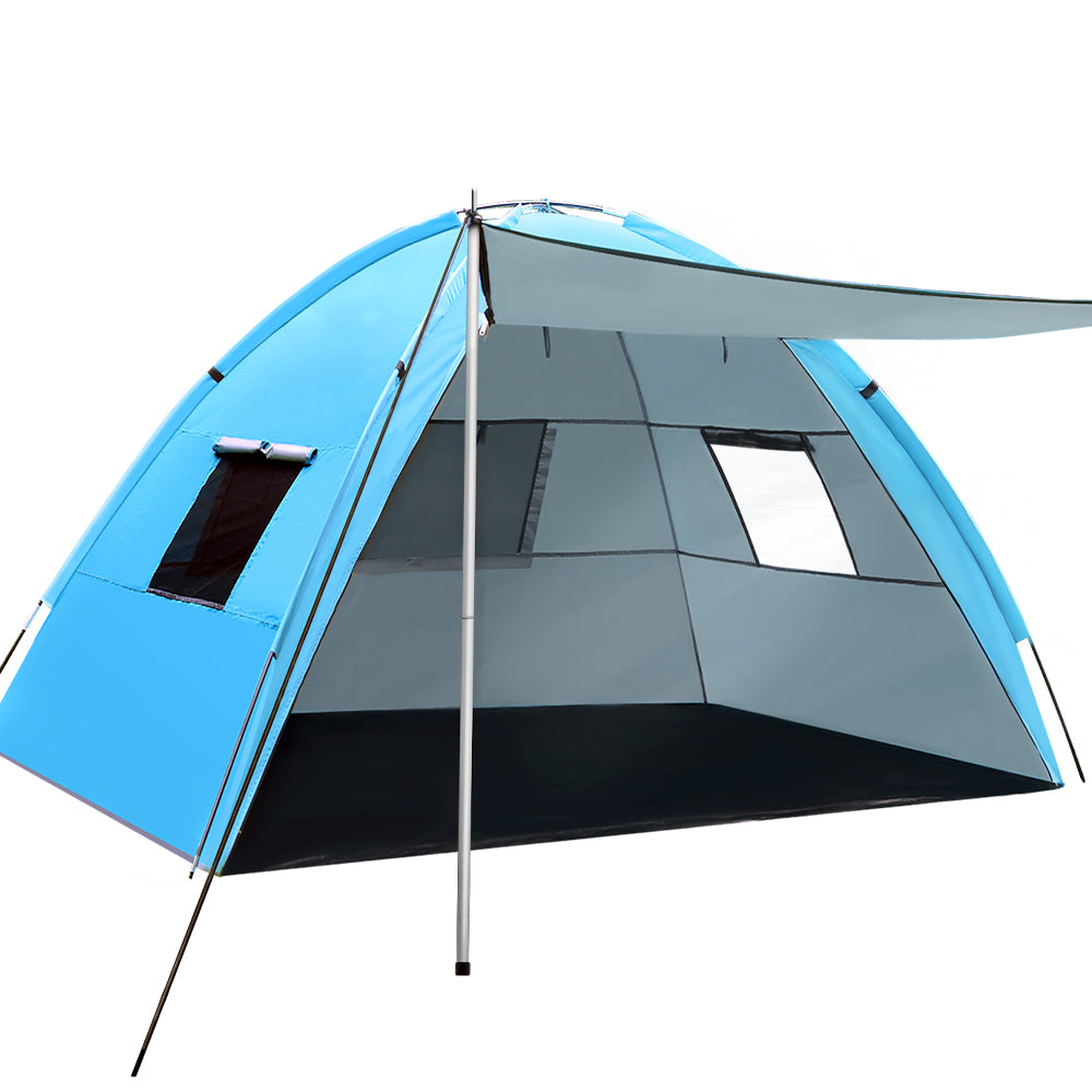 Weisshorn Camping Tent Beach Portable Hiking Sun Shade Shelter Fishing 4 Person - ShopFrenzy