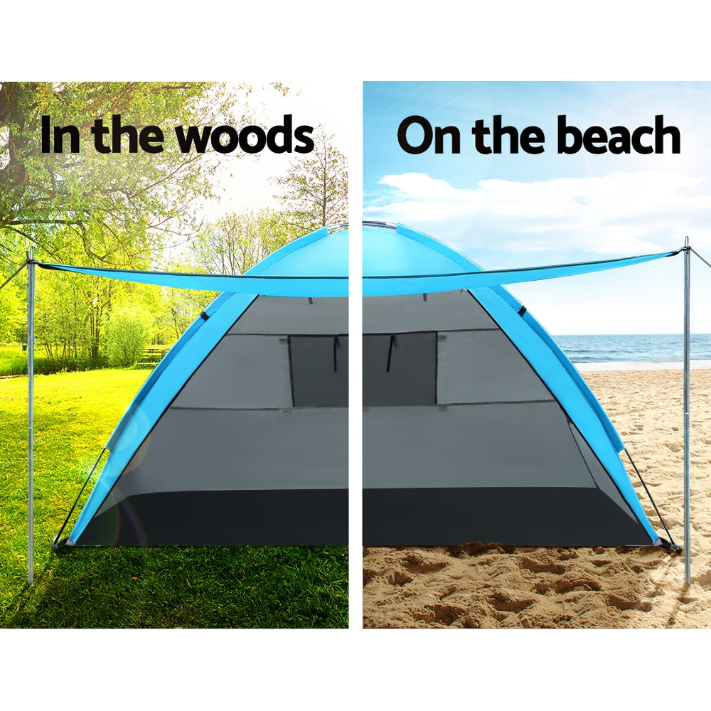 Weisshorn Camping Tent Beach Portable Hiking Sun Shade Shelter Fishing 4 Person - ShopFrenzy
