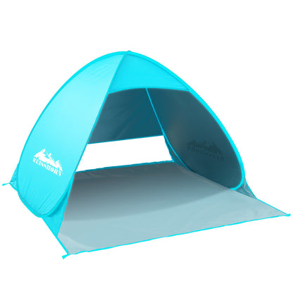 Weisshorn Pop Up Beach Tent Camping Hiking 3 Person Sun Shade Fishing Shelter - ShopFrenzy