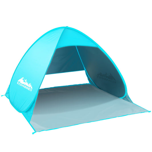 Weisshorn Pop Up Beach Tent Camping Hiking 3 Person Sun Shade Fishing Shelter - ShopFrenzy