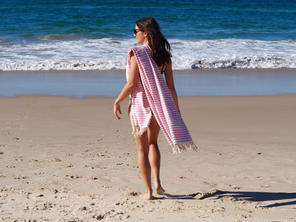 PORTSEA TURKISH COTTON TOWEL - BLUSH - ShopFrenzy