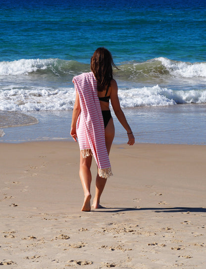 PORTSEA TURKISH COTTON TOWEL - BLUSH - ShopFrenzy