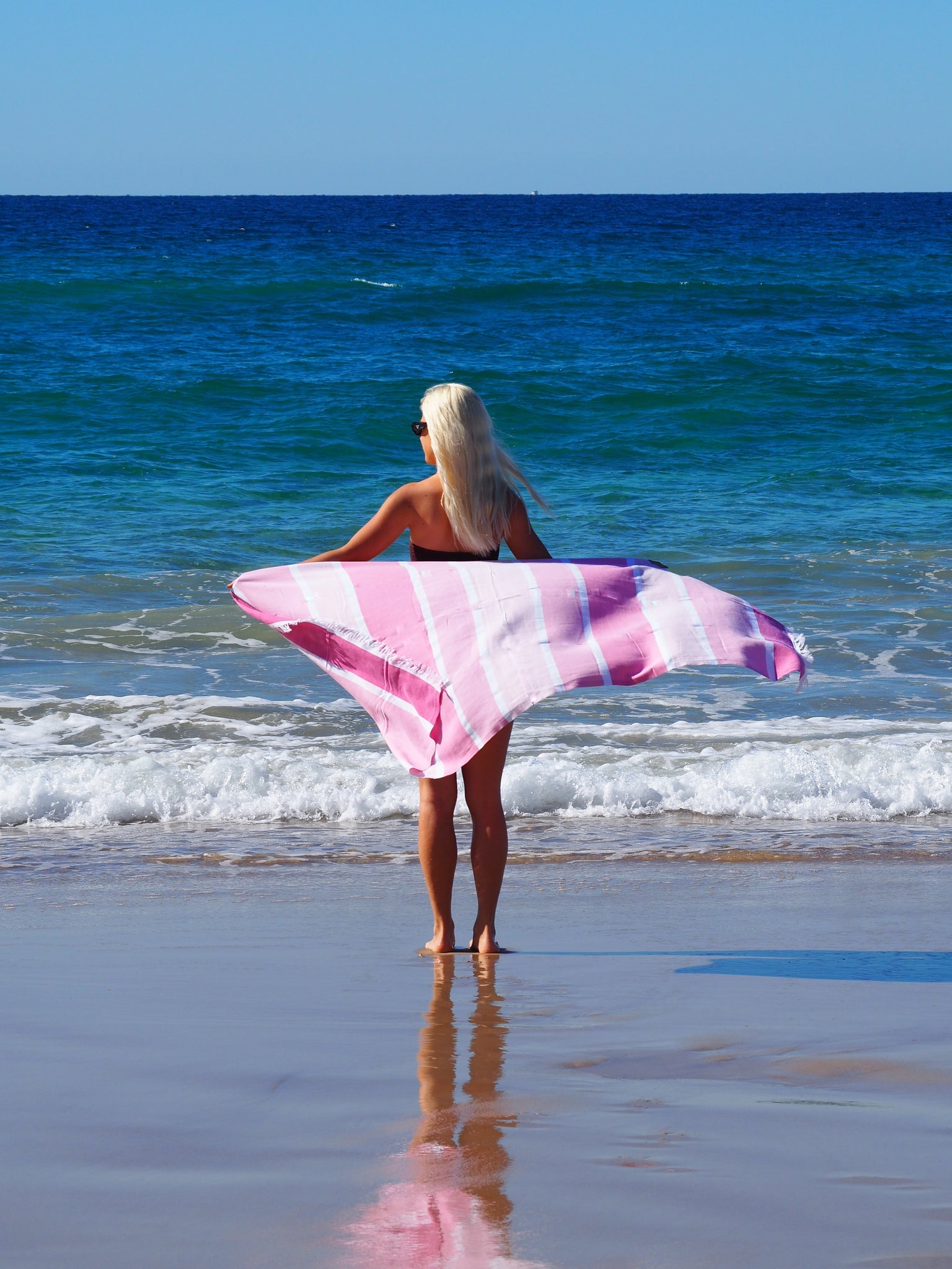 SORRENTO TURKISH COTTON TOWEL - CANDY - ShopFrenzy