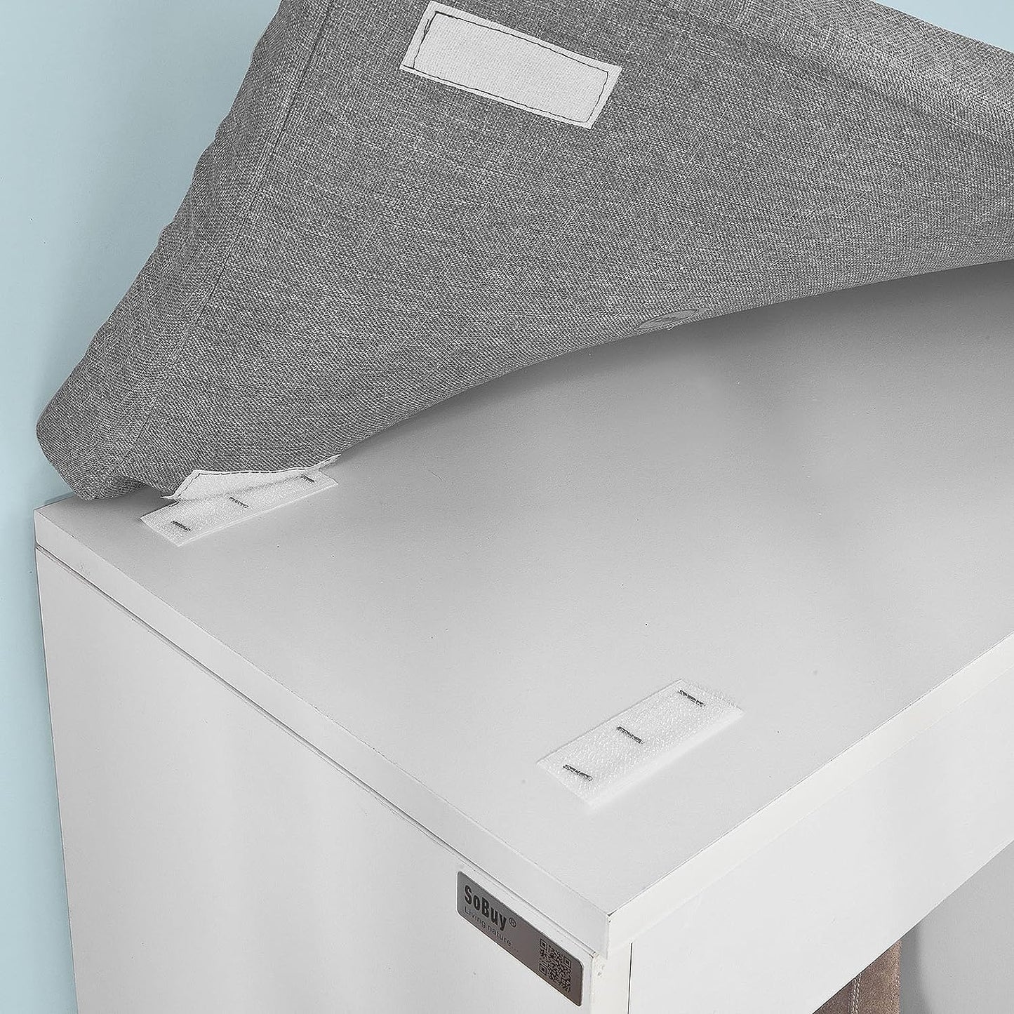 Padded Shoe Bench Lift Up Storage - ShopFrenzy