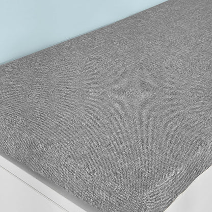 Padded Shoe Bench Lift Up Storage - ShopFrenzy