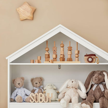 Kids Bookcase Shelf Storage Mobile Toy Chest - ShopFrenzy