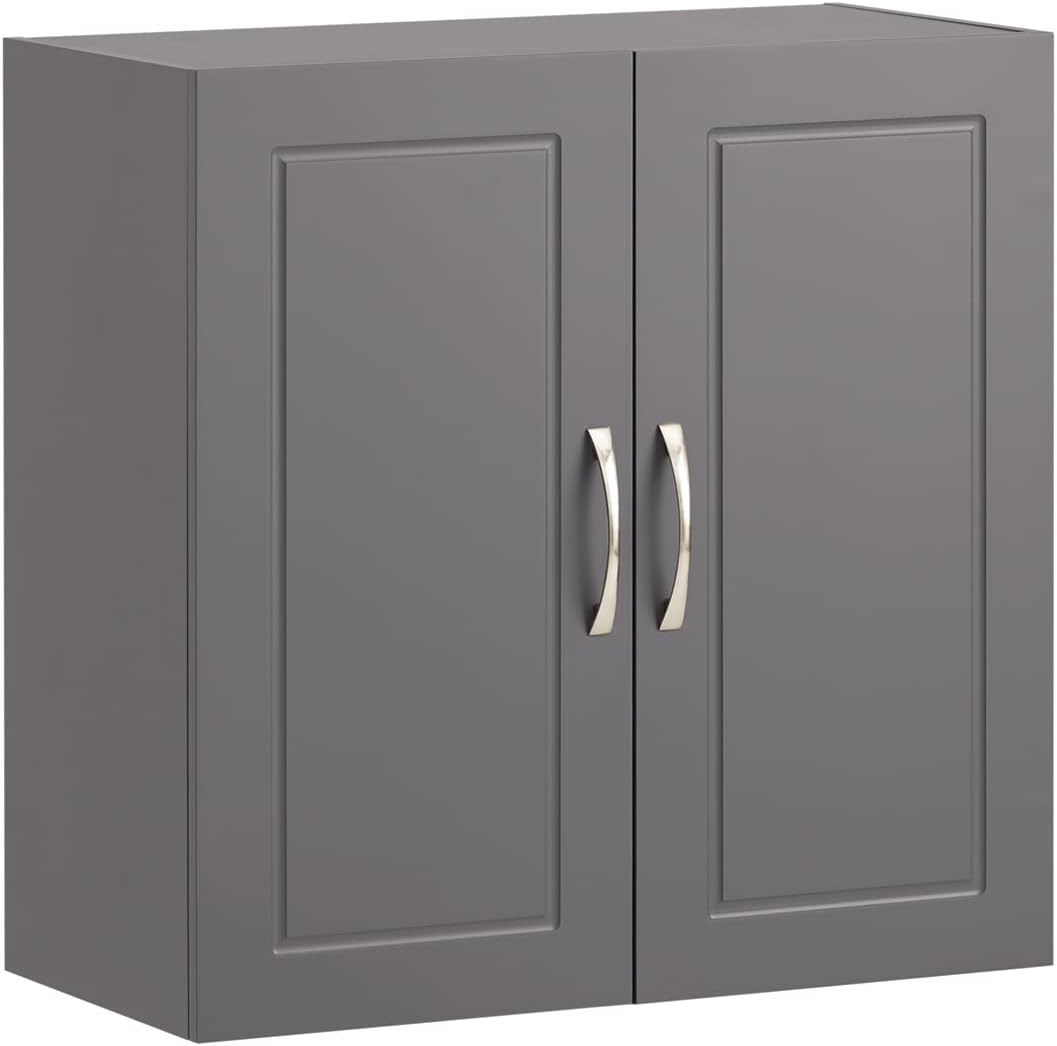 Wall Storage Cabinet Unit Double Doors - ShopFrenzy