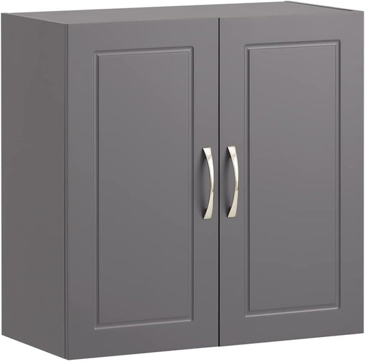 Wall Storage Cabinet Unit Double Doors - ShopFrenzy