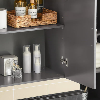 Wall Storage Cabinet Unit Double Doors - ShopFrenzy