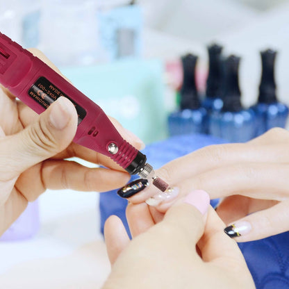 Electric Nail Drill Bits 12File Tool Kit Machine Acrylic Manicure Art Pen Shaper - ShopFrenzy
