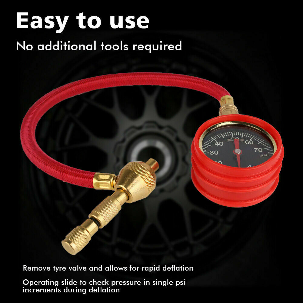 X-BULL Tyre Deflator Tire Air Deflators Rapid With Pressure Gauge Valve Tool 4WD - ShopFrenzy
