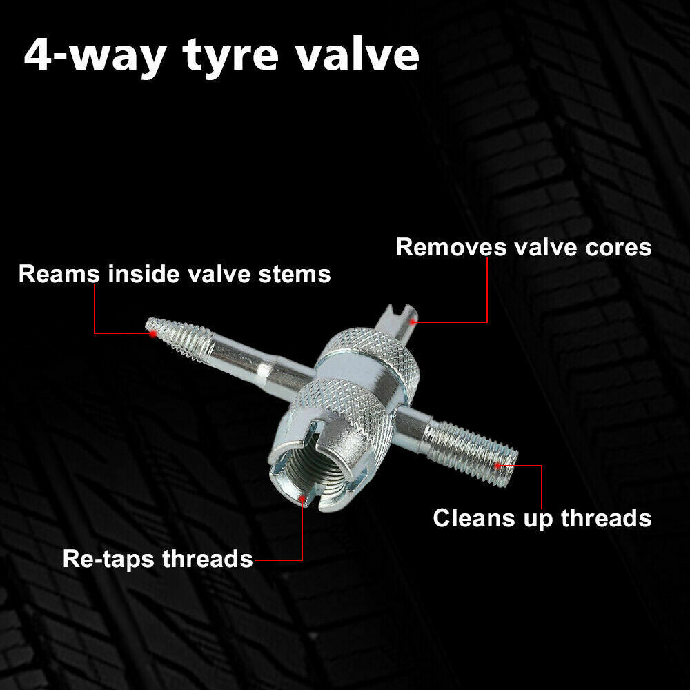 X-BULL Tyre Deflator Tire Air Deflators Rapid With Pressure Gauge Valve Tool 4WD - ShopFrenzy
