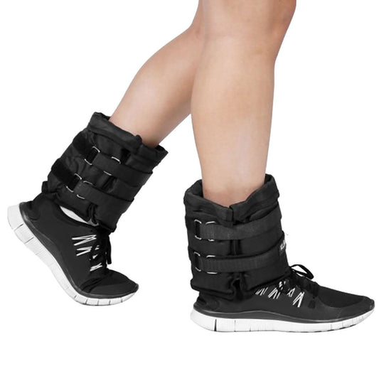 Powertrain Sports Pair 1kg Adjustable Ankle Weights Gym Equipment Wrist Fitness Yoga - ShopFrenzy