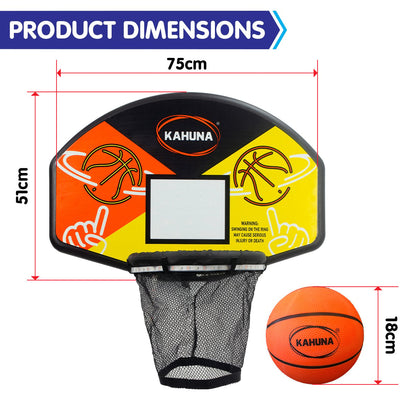 Kahuna Trampoline Led Basketball Hoop Set With Light-up Ball - ShopFrenzy